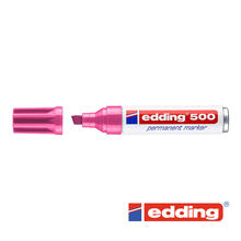Edding 500 Permanent-Marker 2-7mm, pink, Keilspitze