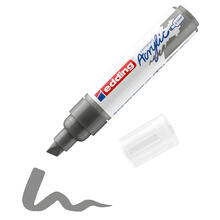 NEU Edding 5000 Acrylmarker breit, breite Keilspitze 5-10 mm, Universal-Acrylstift, wasserfest, Grau