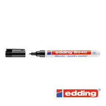 Edding 8040 Wsche-Marker / Wschestift 1mm Rundspitze, schwarz