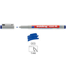 SALE Edding 152 M non-perm., 1mm Rundspitze, blau
