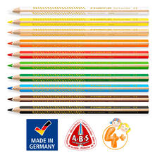 Staedtler Buntstift Dreikant, Noris Jumbo, Mine 4 mm - Verschiedene Farben