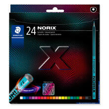 Staedtler Buntstift-Set, NORIX, Kartonetui mit 24 Stiften