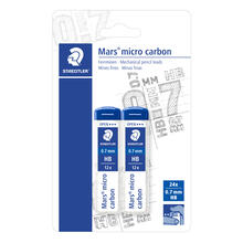 NEU Mars micro carbon Feinminen fr Druckbleistifte, 0,7mm, 2x 12 Stck