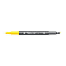 Staedtler Doppelfasermaler 3001, wasservermalbar, 1 Stck, gelb