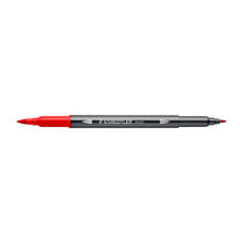 Staedtler Doppelfasermaler 3001, wasservermalbar, 1 Stck, rot