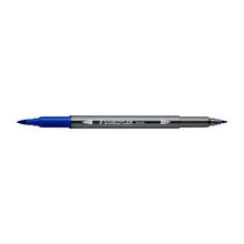 Staedtler Doppelfasermaler 3001, wasservermalbar, 1 Stck, blau