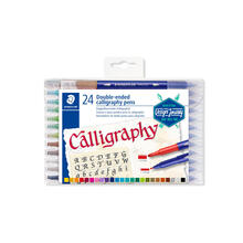 Staedtler Doppelfasermaler Set, Calligraphy, 24 Stck sortiert