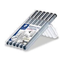 Staedtler Fineliner 308, dokumentenecht, 6 sortierte Linienbreiten