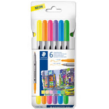 Staedtler Doppelfasermaler, Design Journey, Neon Set