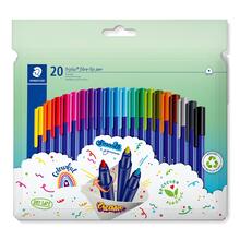 Staedtler Fasermaler triplus color, 20 Stifte sortiert