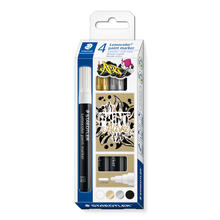 Staedtler Acrylmarker Lumocolor, 4 Stck sortiert