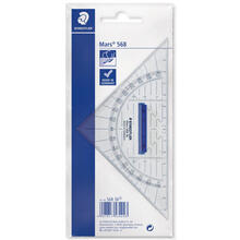 Staedtler Geodreieck 16cm, mit Griff, abheftbar