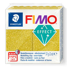 NEU Fimo Effect 57g, Gold-Glitter