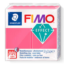 Fimo Effect 57g, Transparent Rot
