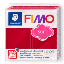 Fimo Soft Basisfarben 57g, Kirschrot