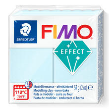 Fimo Effect Edelstein, 57g, Eiskristallblau