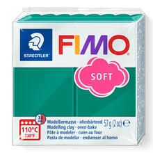 Fimo Soft Basisfarben 57g, Smaragd