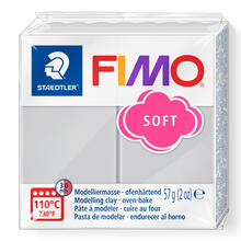 Fimo Soft Basisfarben 57g, Delfingrau