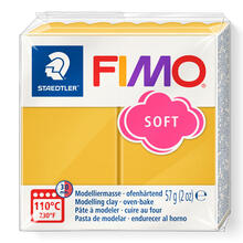 NEU Fimo Soft Basisfarbe 57g, Mango Caramel