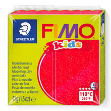 Fimo kids 42g, Glitter Rot