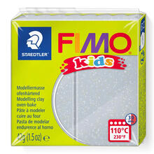 Fimo kids 42g, Glitter Silber