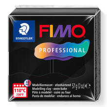 NEU Fimo Professional 57g, Schwarz