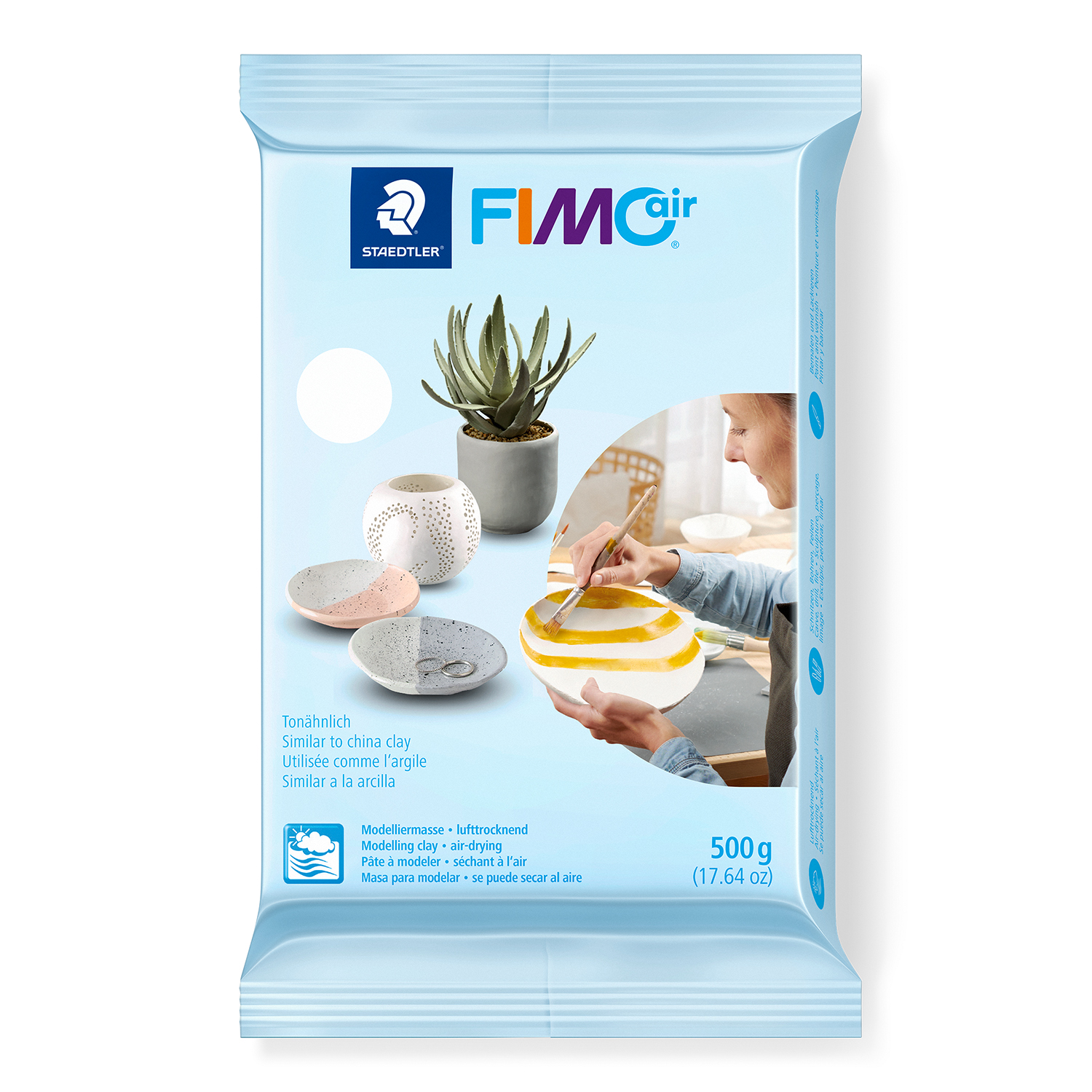 FimoAir lufttrocknende Modelliermasse, 500g, wei