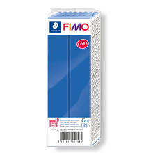 Fimo Soft Groblock, 454g, Brillantblau