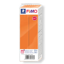 Fimo Soft Großblock, 454g, Mandarine