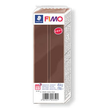Fimo Soft Groblock, 454g, Schokolade