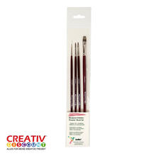 SALE Mongoose Imitation Pinselset, 4- teillig