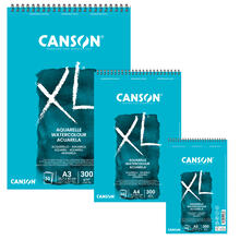 NEU Canson XL Aquarelle Spiralblock, 300 g/m² - Verschiedene Größen