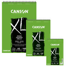 NEU Canson XL Dessin Spiralblock, 160 g/m² - Verschiedene Größen