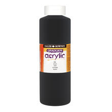 NEU GRADUATE Acrylfarbe 1 Liter, Schwarz
