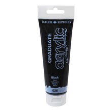 NEU GRADUATE Acrylfarbe 120 ml, Schwarz