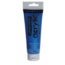 NEU GRADUATE Acrylfarbe 120 ml, Metallic Blau