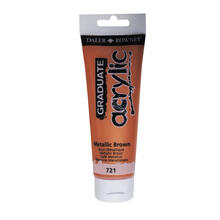 NEU GRADUATE Acrylfarbe 120 ml, Metallic Braun