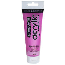 NEU GRADUATE Acrylfarbe 120 ml, Metallic Pink