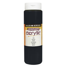 NEU GRADUATE Acrylfarbe 500 ml, Schwarz