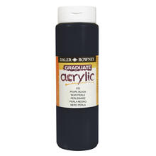 NEU GRADUATE Acrylfarbe 500 ml, Perlschwarz