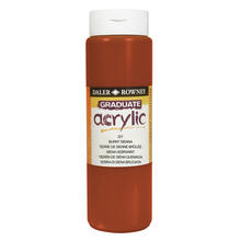 NEU GRADUATE Acrylfarbe 500 ml, Siena Gebrannt