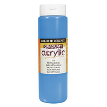 NEU GRADUATE Acrylfarbe 500 ml, Metallic Blau