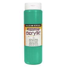 NEU GRADUATE Acrylfarbe 500 ml, Metallic Grn