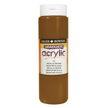 NEU GRADUATE Acrylfarbe 500 ml, Metallic Braun