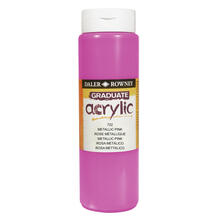 NEU GRADUATE Acrylfarbe 500 ml, Metallic Pink