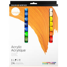 NEU Simply Acrylfarben Set, 24 x 12ml