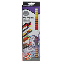 NEU Simply Pastellkreiden Set mit 50 l-Pastellkreiden