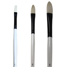 NEU GRADUATE Pinsel Schweineborsten, Katzenzunge - Verschiedene Größen