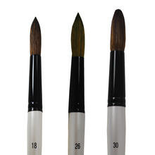 NEU GRADUATE Pinsel Ponyhaar/Synthetik, Verwascher rund - Verschiedene Gren