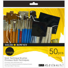 NEU Simply Mixed Media Pinsel Set Ultimate, 50 tlg.